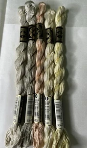 5 Light DMC Size 5 COTTON PERLE Pearl Cotton NEEDLEPOINT THREAD Twist Skein - Picture 1 of 3