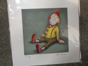 Pam Horton The Little Clown Print Image is 6 x 6 inches - Picture 1 of 3