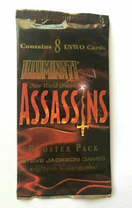Illuminati New World Order Assassins booster pack, sealed 8 inwo cards SJG - Picture 1 of 1