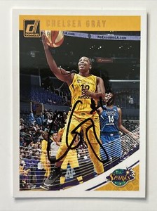 Chelsea Gray Autographed 2019 WNBA Panini Donruss #2 In Person P015