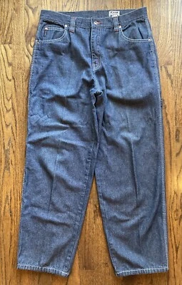 Vintage Iceberg Jeans Y2K Mens 38x30 Carpenter Baggy Denim Streetwear Hip Hop - Image 1 of 4