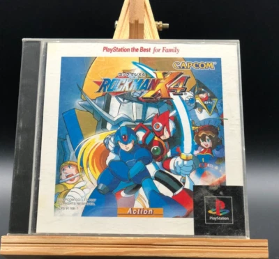 Rockman X4 (Mega Man X4)  (PS1 ) (Sony Playstation 1,1997) from japan - Image 1 of 4