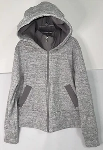 Athleta Victory Primaloft Damen grau Hoodie Full Zip Jacke Größe Large - Bild 1 von 6