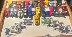 Funline Muscle Machines Spielzeugautos 2000-2004 Konvolut 29 + 8 Karten - Bild 1 von 13