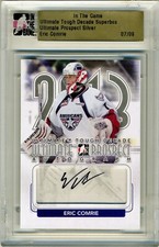 2013 In The Game Ultimate Prospect Tough Decade Superbox Eric Comrie Auto 7/9