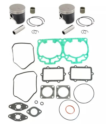 Ski-Doo MXZ X 800 2001 doble anillo pistones SPI extremo superior junta kit rodamientos 82 mm Foto 1 de 4