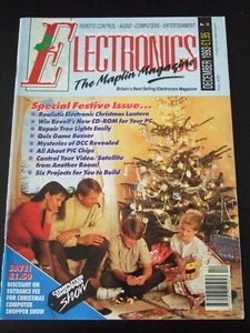 ELECTRONICS THE MAPLIN MAGAZINE DECEMBER 1993 No 72 HOME HOBBY VGC - Picture 1 of 2