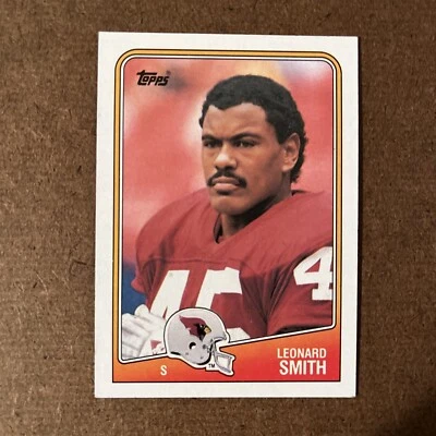 1988 Topps Football #257 Leonard Smith Phoenix Cardinals NFL - Image 1 of 2
