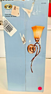 Hampton Bay  Creme Brulee 1-Light Kendallwood Wall Sconce Lamp 25"