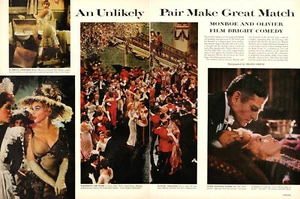 1957 Artikel Marilyn in vielen Rollen Prinz und Showgirl Laurence Olivier 061919 - Bild 1 von 2