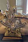US The Noble Collection Maritime Sextant 10"x8" W Display ww2 ww1 wii war time