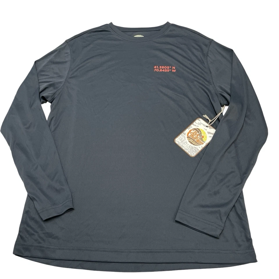 C & C California Rash Guard Para Hombres M Martha Vineyard Manga Larga UPF 50 Playa Foto 1 de 4