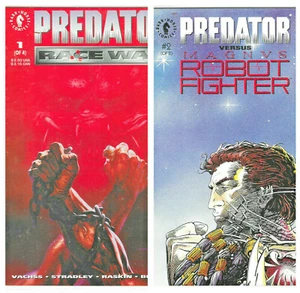 Predator Race War 1 (1993) Predator Versus Magnus Robot Fighter 2 (1993) 9.2 NM- - Picture 1 of 3
