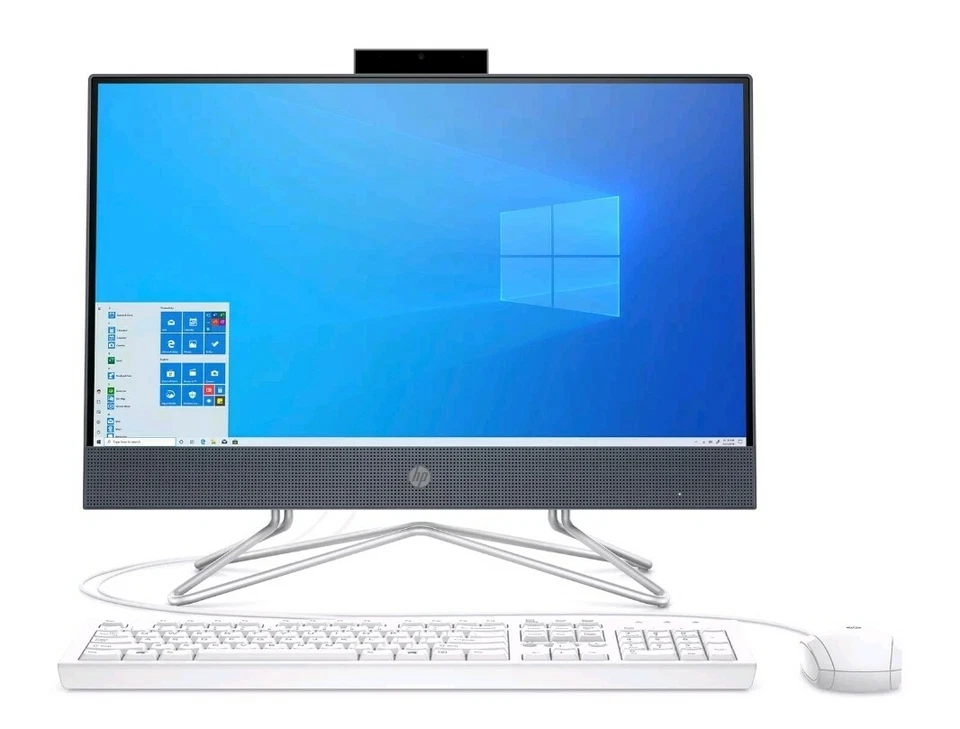 HP All-in-One Computer 22” Full-HD Display Intel 3.20GHz 4GB 256GB SSD Drive W10 - Image 1 of 1