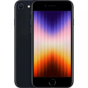 Verizon 5G Apple iPhone SE3, 64GB, Black - Prepaid Smartphone - Picture 1 of 2