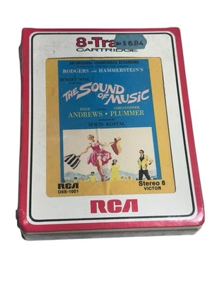 The Sound of Music 8Track Stereo Tape Cartridge RCA Victor O8S-1001 Sealed - Image 1 of 4