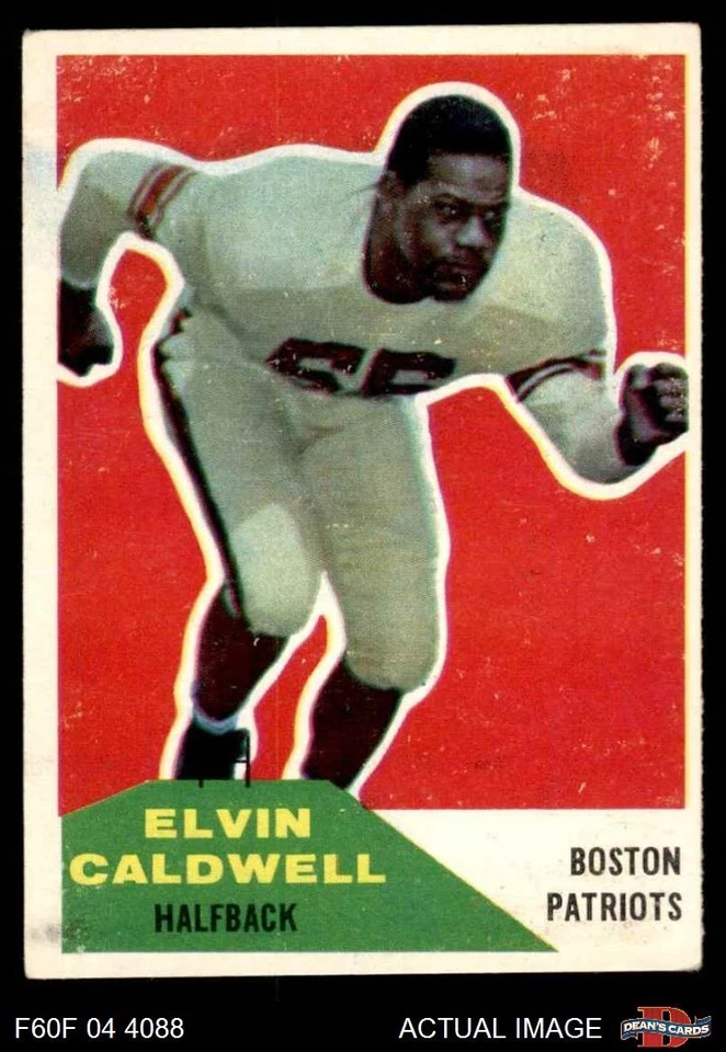 1960 Fleer #120 Elvin Caldwell Patriots 2 - GOOD - Image 1 of 1