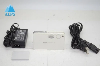 [Near mint] Nikon COOLPIX S1 5.1MP Compact Digital Camera White #251020b - Image 1 of 4