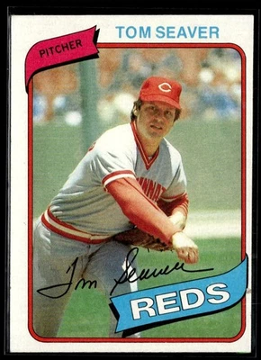 1980 Topps Tom Seaver Cincinnati Reds #500 - Image 1 of 2