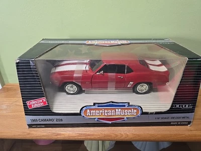 ERTL American Muscle Collecror's Edition 1969 Camaro Z/28 Z28 Red Diecast #7451 - Image 1 of 4