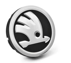 4PCS Skoda 56mm Wheel Hub Cap Chrome - Picture 1 of 5