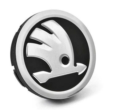 4PCS Skoda 56mm Wheel Hub Cap Chrome - Image 1 of 3