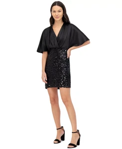Vestido para mujer Eliza J talla 14 satinado lentejuelas - Imagen 1 de 5