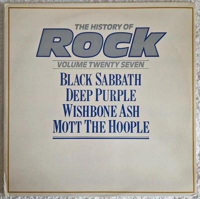 THE HISTORY OF ROCK VOL.27 SABBATH/OZZY D.PURPLE MOTT W.ASH 2LP VINYL EX/NM/NM  - Image 1 of 4