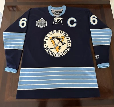 Camiseta deportiva Reebok Pittsburgh Penguins (Mario Lemieux #66) 2011 clásica de invierno talla M Foto 1 de 4