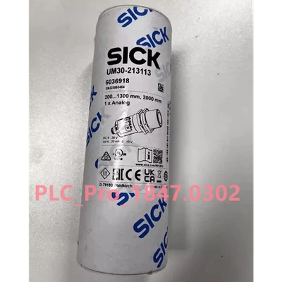 UM30213113 1PCS NEW SICK UM30-213113 ULTRASONIC SENSOR 0-10V 4-20mA Fast ship - Image 1 of 4