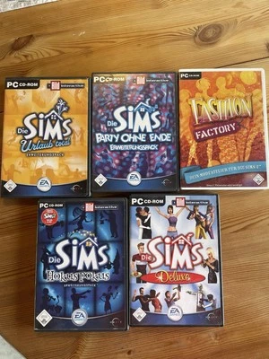 PC CDRom Spiele Die Sims zusammen 10,00 - Bild 1 von 2