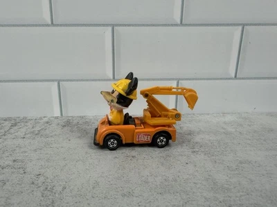 WALT DISNEY DIE CAST MICKEY MOUSE TOMY PD-10 LOADER CAR TRUCK Digger Scoop Toy - Image 1 of 4