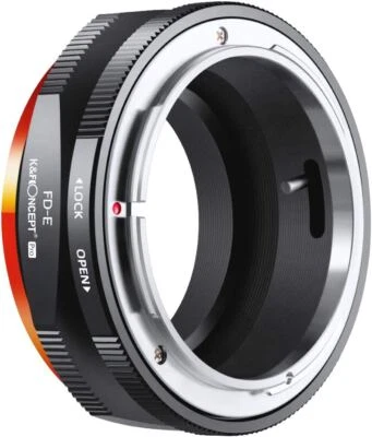 K&F Concept Lens Adapter for Canon FD FL Mount Lens to E NEX Mirrorless Cameras - Image 1 of 4