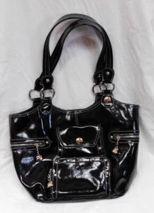 GU -  Multi Pocket Tote Handbag from Kathy Van Zeeland - Black - Picture 1 of 4