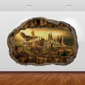 Hogwarts Castle Alley 3D Smashed Wall Sticker Poster Decal Art 822 - Picture 1 of 1