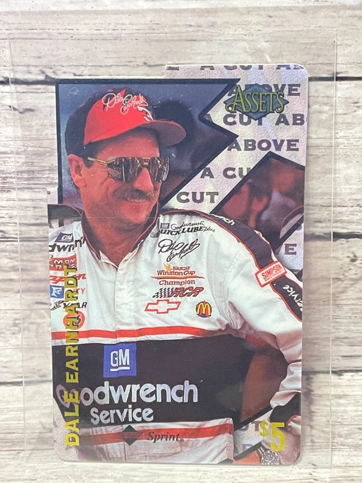 1996 Assets A Cut Above $5 Phone Card - Dale Earnhardt - Image 1 of 1