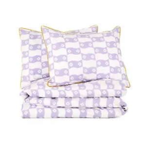Novogratz By Utica Waves 144 Thread Count 100% Cotton Percale Fun, Soft, Cozy... - Picture 1 of 6