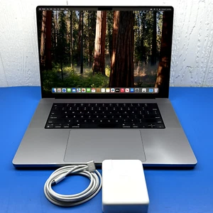 Apple Macbook Pro 16" 2021 M1 Pro 10-core CPU 16-core GPU 16GB RAM 1TB SSD A2485 - Foto 1 di 15