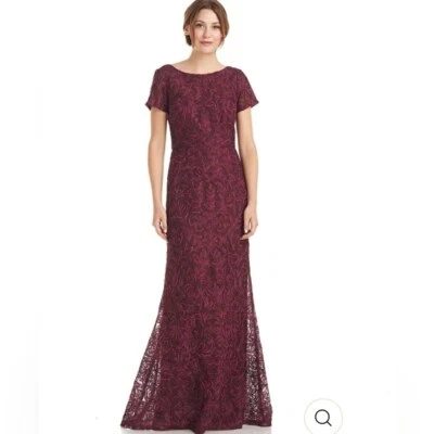 J&S Collection Jolene Boat Neck Gown - Image 1 of 4