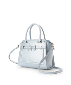 Samantha Vega 2WAY Bolso de Mano de Hombro Acento Cinta Cojo Azul Claro Japón Nuevo - Imagen 1 de 7