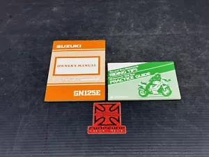 SUZUKI GN125E GN-125 ORIGINAL OWNERS MANUAL BOOK GUIDE - Picture 1 of 5