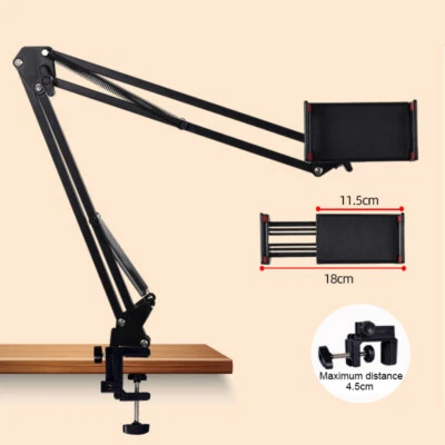 Verstellbar Halterung Handy Halter Tisch Bett Ständer für Smartphone Tablet iPad - Bild 1 von 4