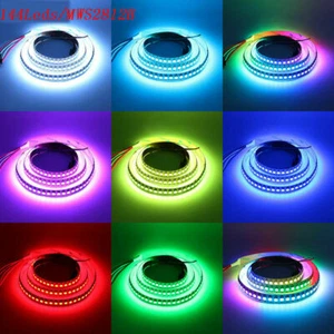 WS2812B 5V 5050 RGB LED Strip 1-5M 30 60 144 150 300 Leds Individual Addressable - Picture 1 of 15
