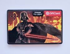 USED ULTRA RARE TARGET STAR WARS ELECTRONIC GIFT CARD LIGHTS UP & SOUND