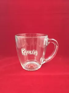 Kahlua Coffee Mug Cup Clear Glass Libbey Owens Glass Co Gorgeous - Picture 1 of 6