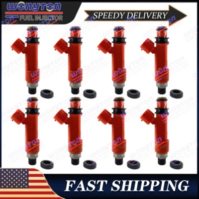 8x OEM Denso Fuel Injectors For 2000-2004 Toyota Tundra 4.7L V8 #23250-50040 - Изображение 1 из 4