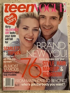 Teen Vogue Magazine February 2005 Scarlett Johansson ~Topher Grace Newsstand - Picture 1 of 9