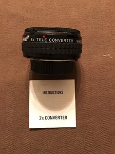 SAKAR 2X TELE CONVERTER CAMERA LENS M/MD - Picture 1 of 5