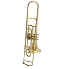 Trombone Valve New Bb Brass Finish Super Quality With Hard Case & Mouthpiece