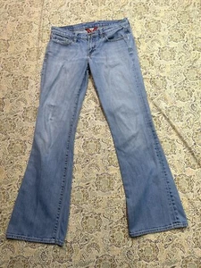 Lucky Brand Bootcut Distrtessed Womens Jeans Designer Blue Sz. 6/28 Ladies Pants - Picture 1 of 11